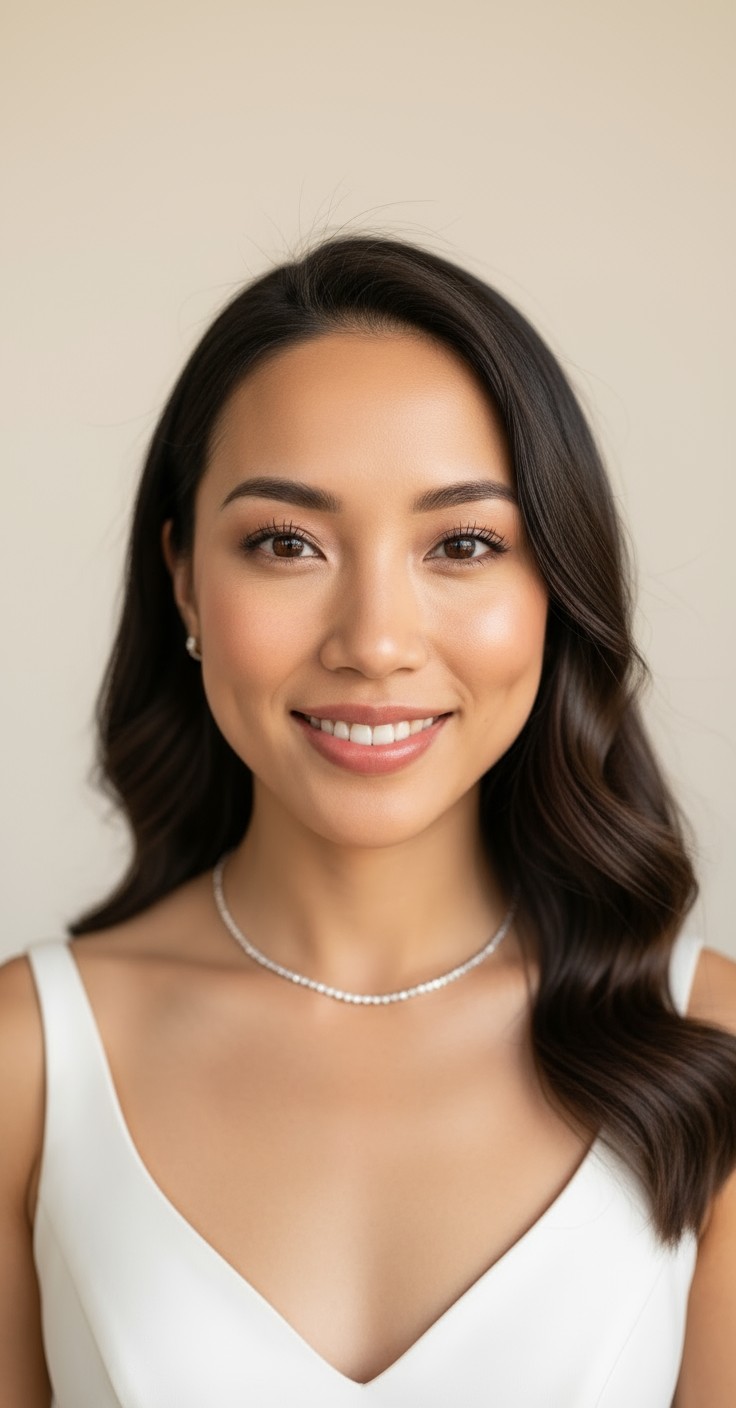 After Wedding Curls Hair Down